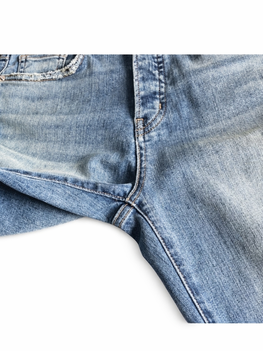 Veronica Beard Raleigh Jeans 25/0 High Rise Slim Straight Cuffed Waterfall Wash - Picture 8 of 14